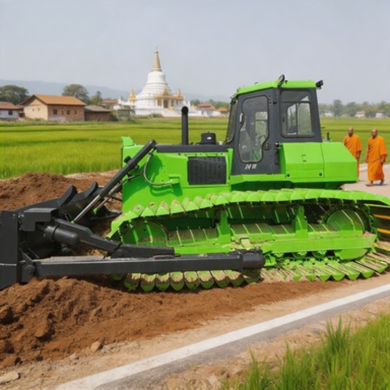 Heavy Equipment Work - Tracked Bulldozer SEM818F 180HP Dozer Machine