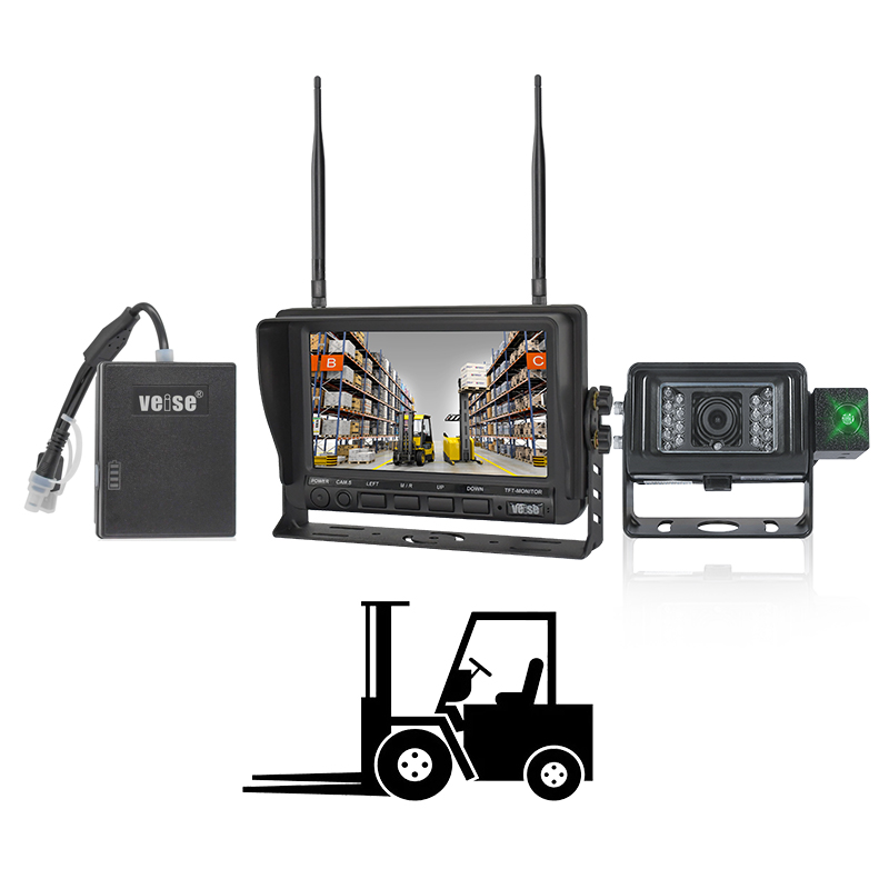 Electric Forklift - IP69K Waterproof Wireless Camera Forklift Laser