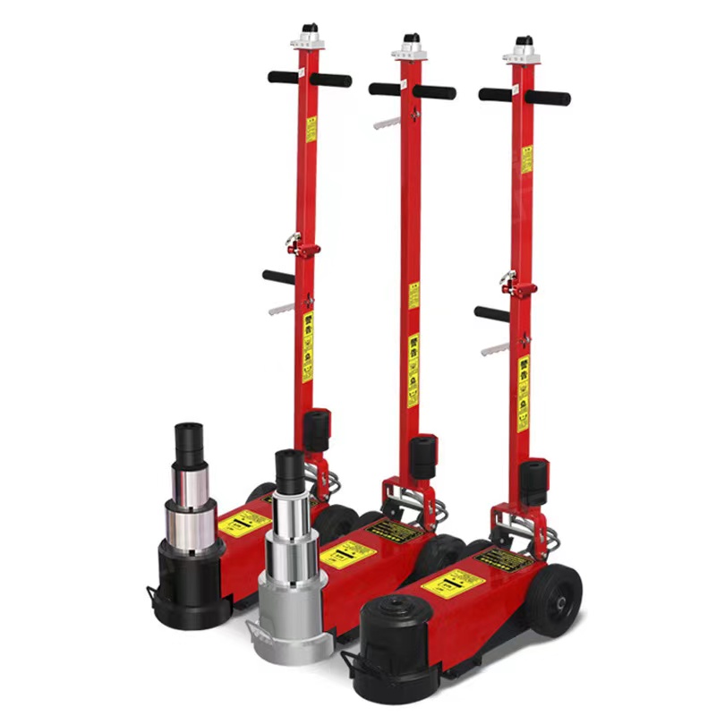 Hydraulic Floor Jack - 80 Ton Pneumatic Bus Lift Jack