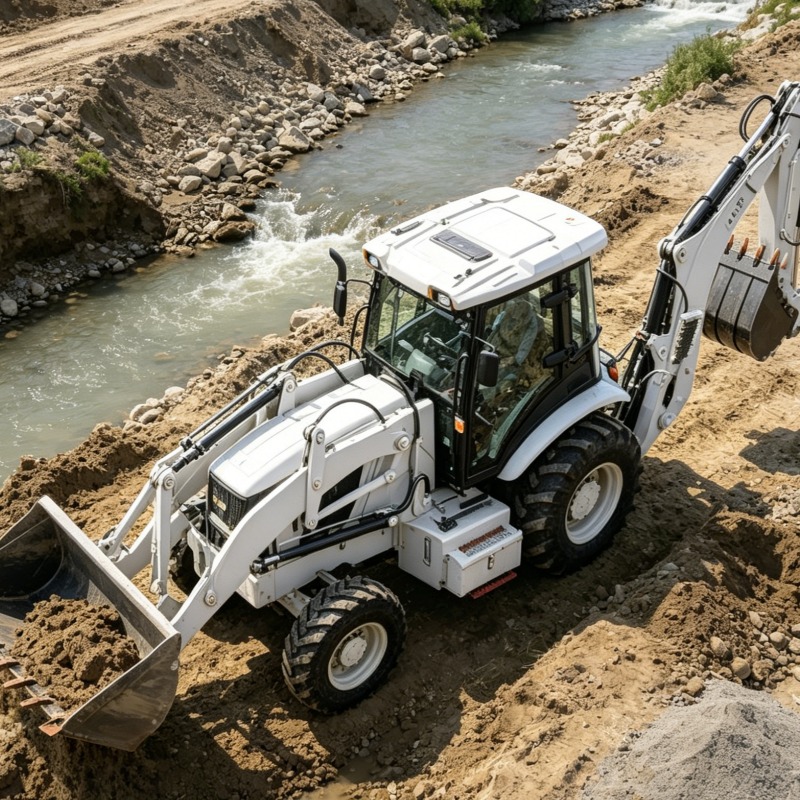 Loader Backhoe Industrial Grad - đánh giá và giá Heavy Equipment Work