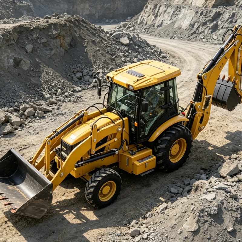 Loader Backhoe Industrial Grad - đánh giá và giá Heavy Equipment Work