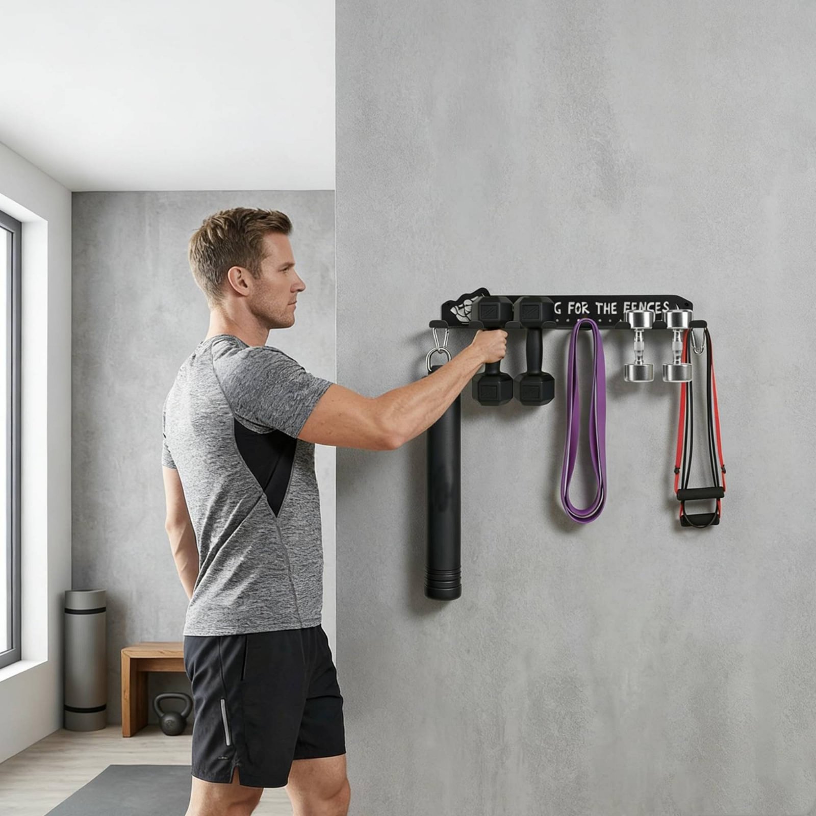 8 Hook Sports Equipment Rack H - đánh giá và giá Heavy Equipment In
