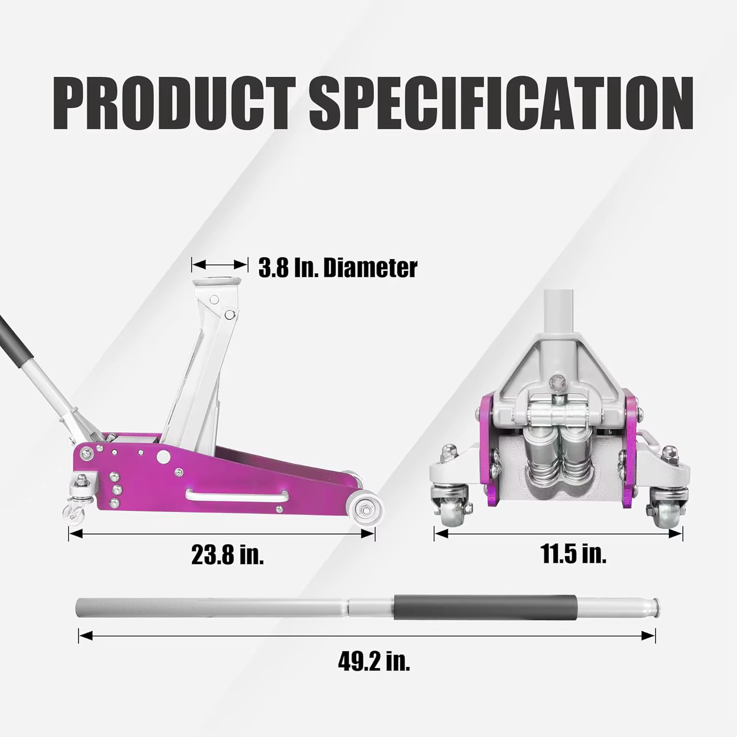 1.5 Ton Low Profile Aluminum S - đánh giá và giá Hydraulic Floor Jack
