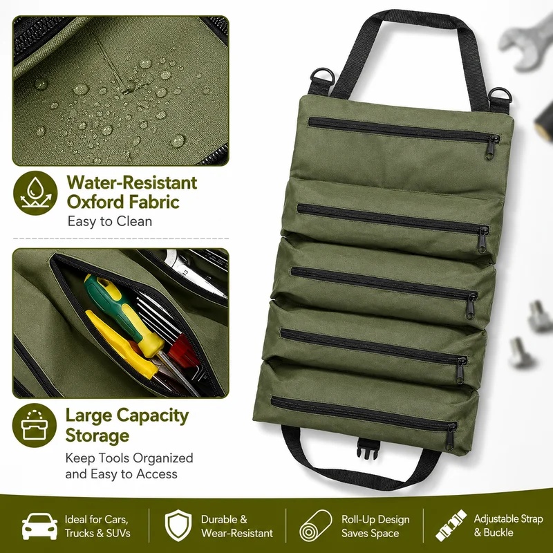 Heavy Duty Roll Up Tool Bag, O - đánh giá và giá Heavy Equipment Operation