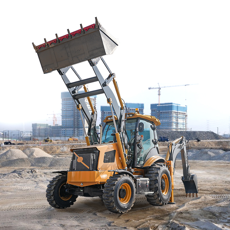 Professional 4WD Hydraulic Bac - đánh giá và giá Wheel Loader
