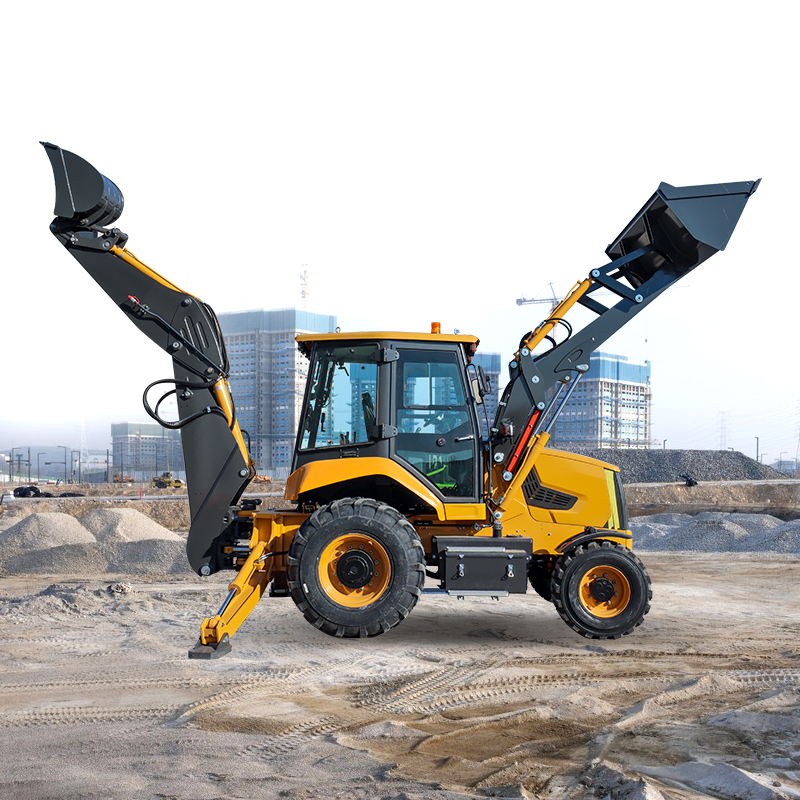 Professional 4WD Hydraulic Bac - đánh giá và giá Wheel Loader