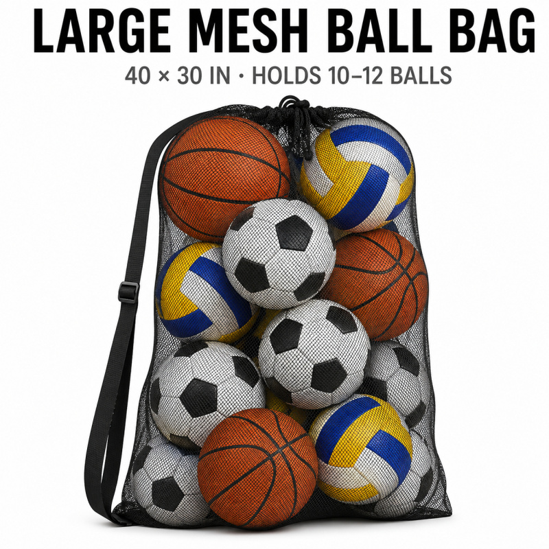 Heavy Duty Mesh Ball Bag Large - đánh giá và giá Heavy Equipment Management